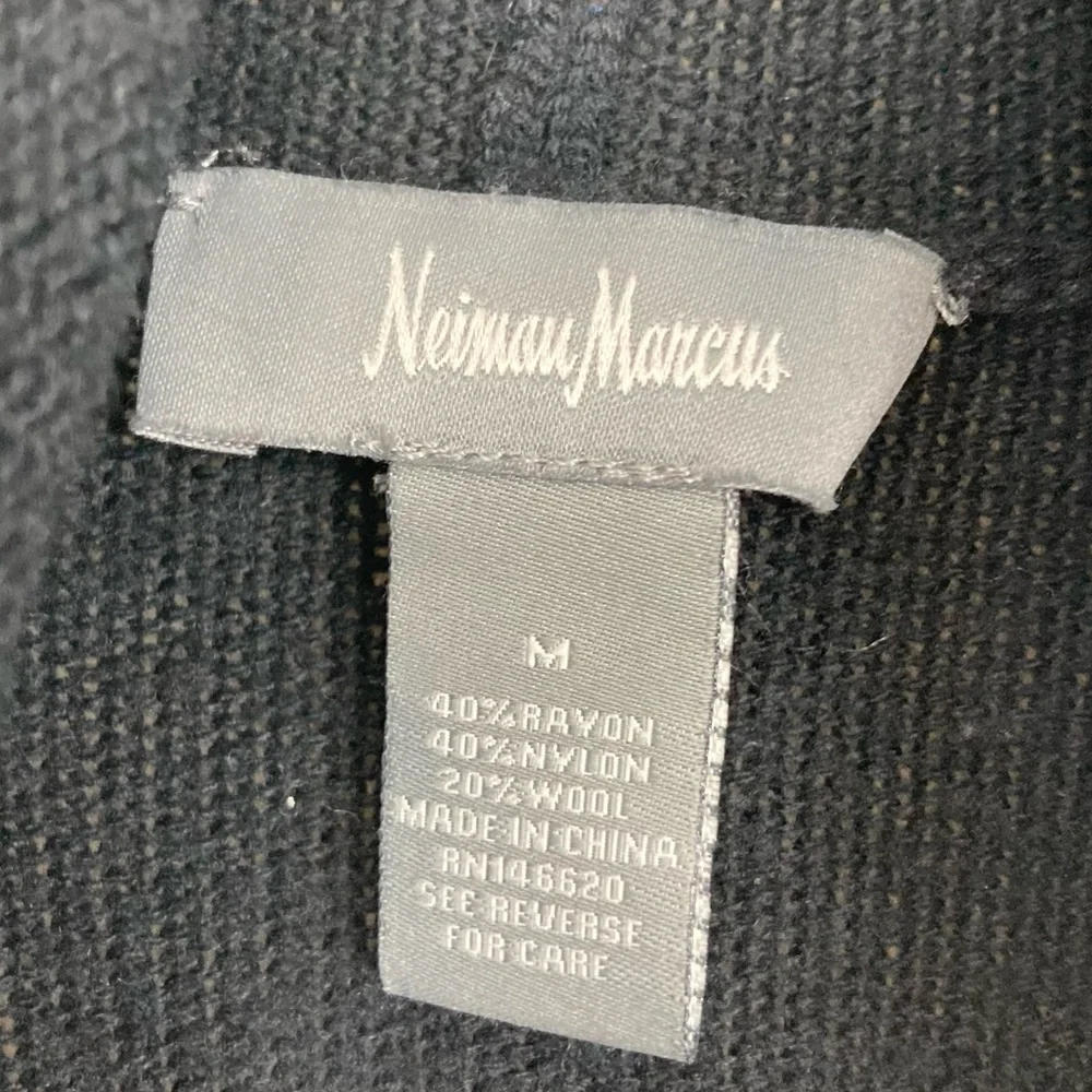 Neiman Marcus Women’s Waterfall Open Vest Duster sz Medium Wool Blend